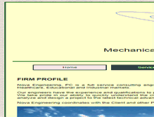 Tablet Screenshot of novaengineeringpc.com
